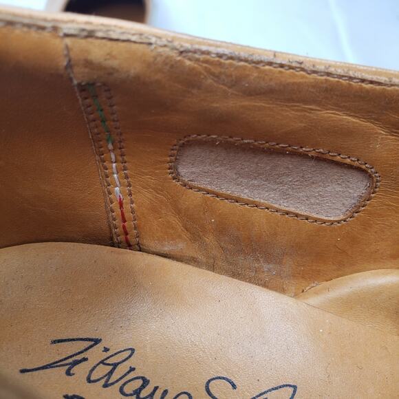 RARE SILVANO LATTANZI BROWN TAN SMOOTH LEATHER SINGLE LACE DRESS SHOES SIZE 6 main image 6